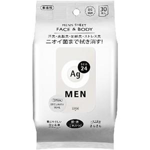 資生堂 エージーデオ２４ メンズシートフェイス ボディ 無香料３０枚 雑貨屋 通販 Yahoo ショッピング