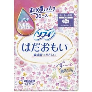 ユニチャーム ソフィ はだおもい 特に多い昼用260 羽つき26枚 : 雑貨