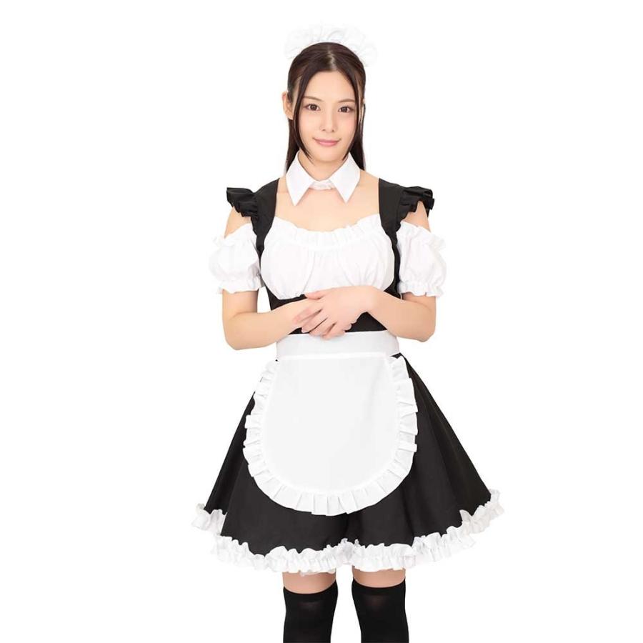 ギャルが好きなメイド服 コスプレ衣装 パーティー ハロウィンに Kh0036bk ザッカスヤフー店 通販 Yahoo ショッピング