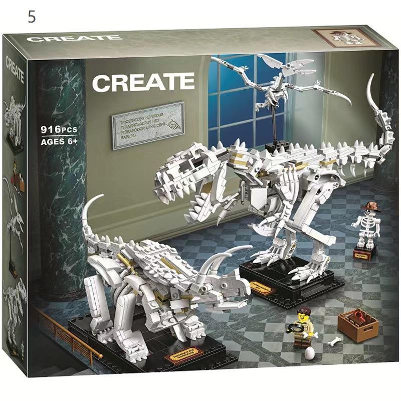 レゴブロック LEGO ジュラシック・ワールド T-レックス vs. メカきょうりゅう 75938 恐竜 ダイナソー互 換品 子供プレゼント｜zackstore｜06