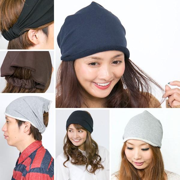 Zaction バンダナ ヘアバンド メンズ 綿100 ターバン 日本製 : 帽子屋