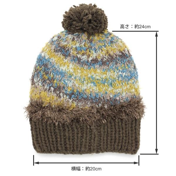 ブークレ ボンボン ニット帽 レディース メンズ 帽子 秋冬 ポンポン