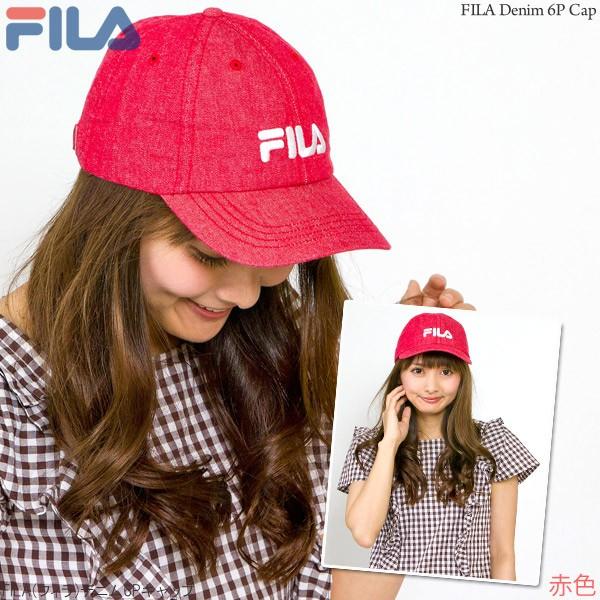 FILA(フィラ)コットン デニム 6Pキャップ CAP 帽子 メンズ レディース 春夏 秋冬 |  | 11