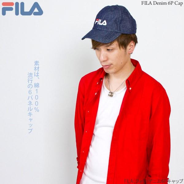 FILA(フィラ)コットン デニム 6Pキャップ CAP 帽子 メンズ レディース 春夏 秋冬 |  | 16