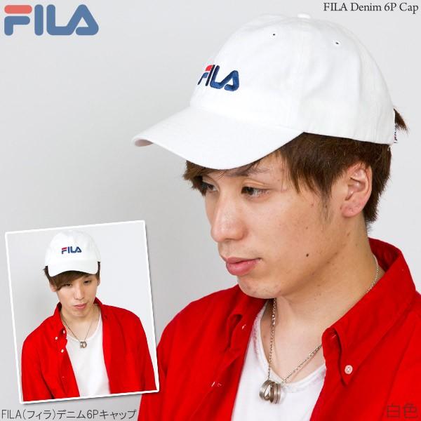 FILA(フィラ)コットン デニム 6Pキャップ CAP 帽子 メンズ レディース 春夏 秋冬 |  | 17