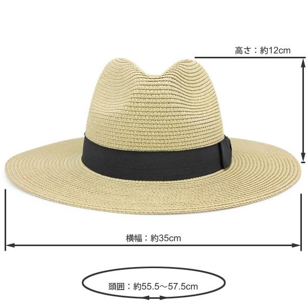 Zaction 麦わら帽子 レディース 折りたたみ つば広 UV たためる