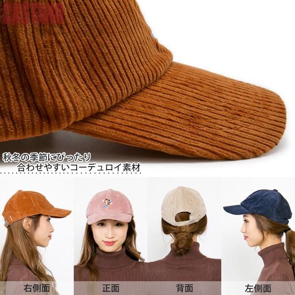 ミッキーマウスCorduroyキャップ 帽子 レディース メンズ 秋冬 ディズニー ローキャップ |  | 06