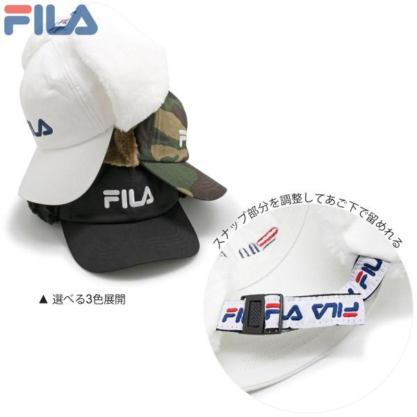 FILA(フィラ)ファー耳付きキャップ 帽子 メンズ レディース 秋冬 ドッグイヤーキャップ |  | 10