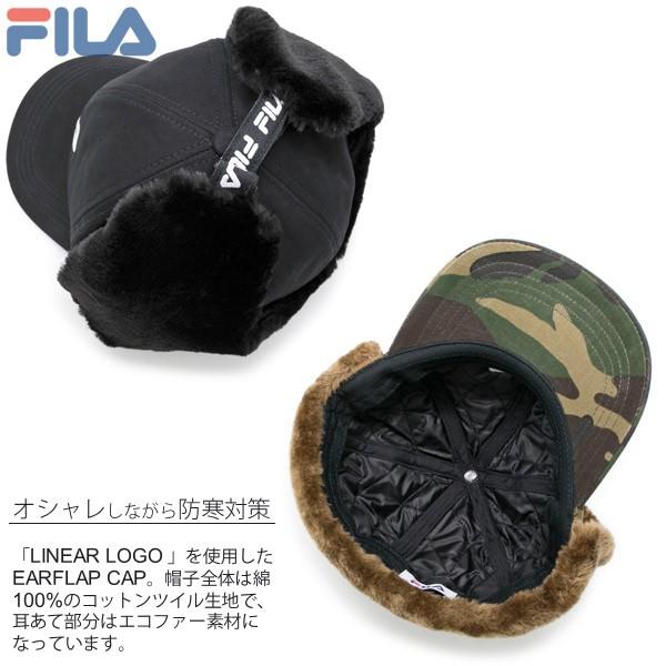 FILA(フィラ)ファー耳付きキャップ 帽子 メンズ レディース 秋冬 ドッグイヤーキャップ |  | 11