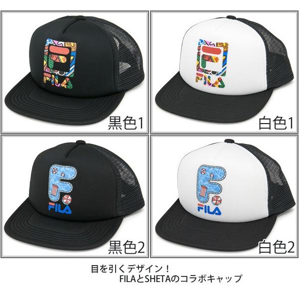 FILA 帽子 キャップ メンズ レディース 春夏 グラフィック フィラ SHETA コラボ |  | 06