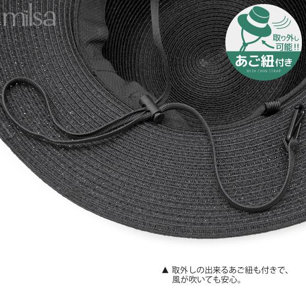 麦わら帽子 レディース 洗える uv たためる 春夏 WashableRibbon 麦わら帽子 レディース 洗える uv たためる 春夏 WashableRibbon