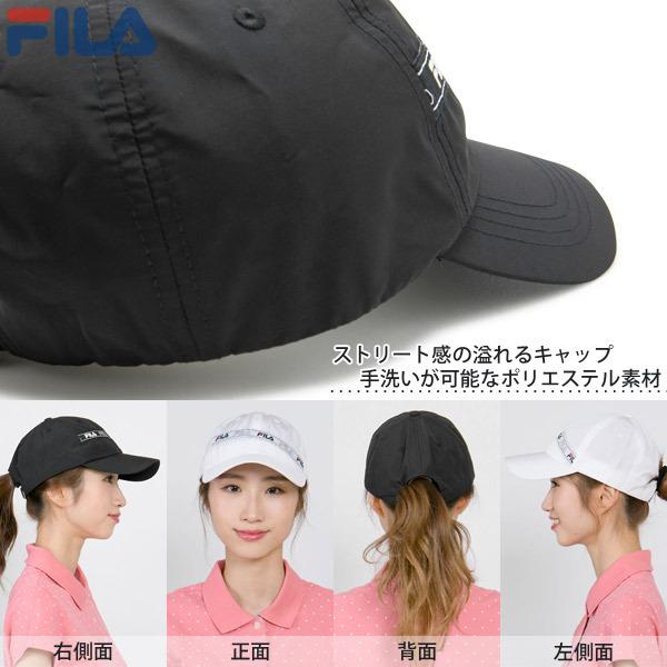 FILA キャップ メンズ レディース スポーティ 春夏 LogoTapeローキャップ |  | 03