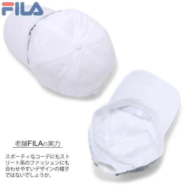 FILA キャップ メンズ レディース スポーティ 春夏 LogoTapeローキャップ |  | 12