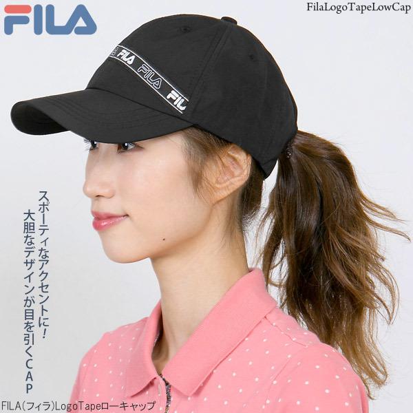 FILA キャップ メンズ レディース スポーティ 春夏 LogoTapeローキャップ |  | 05