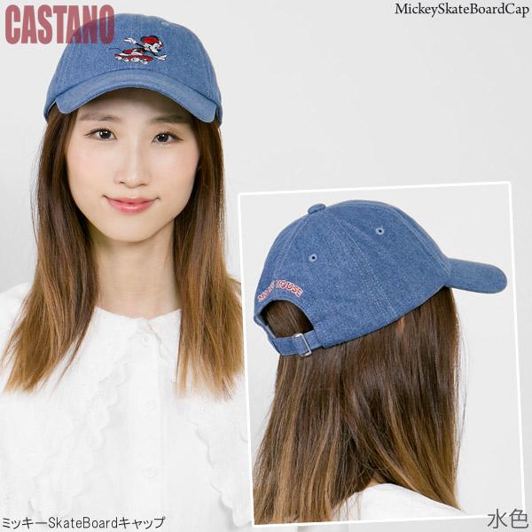 キャップ ミッキーマウス レディース メンズ 帽子 スケボー 春夏 秋