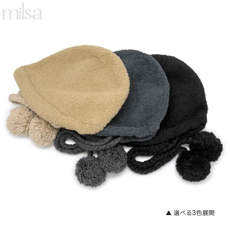 ニット帽 ボンボン レディース ポンポン かわいい 帽子 冬 スキー