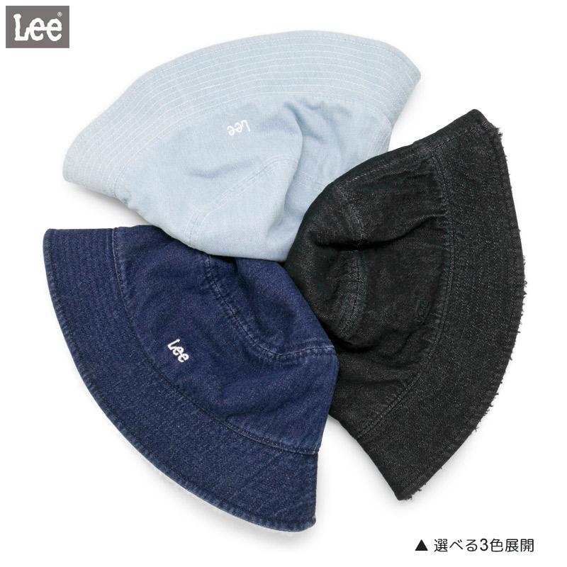 バケットハット Lee メンズ レディース 秋冬 デニム ボア 洗える