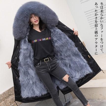 モッズコート ファーコート 毛皮コート ダウンコート ラクーンファー  
