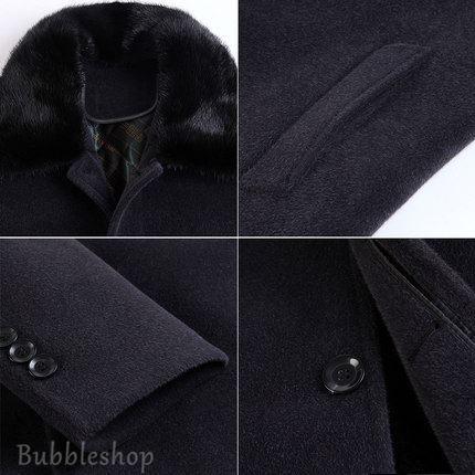 チェスターコート メンズ ロングコート アウター ファーネック