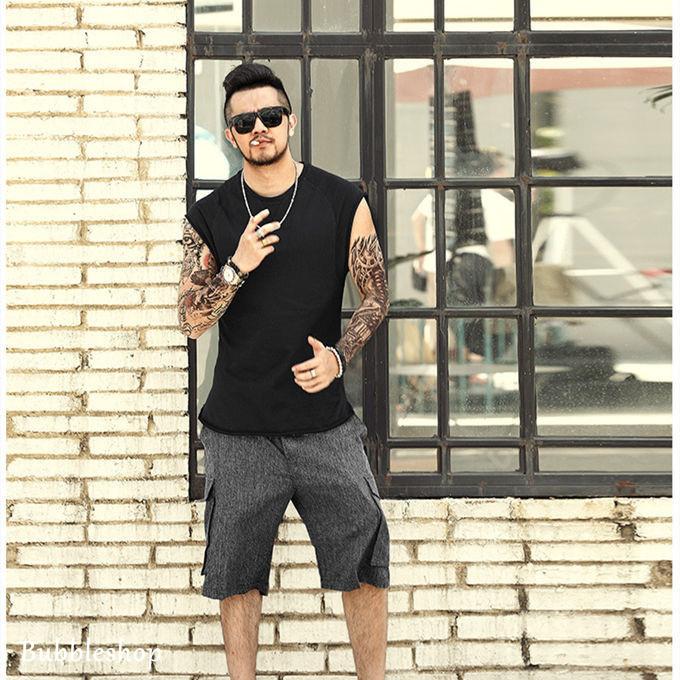 Tシャツ メンズ クルーネック ノースリーブ タンクトップ 無地 トップス 男性用 運動用 インナー かっこいい カジュアル ゆったり 薄手 ファッション 春秋 夏 T03t027 Bubble 通販 Yahoo ショッピング