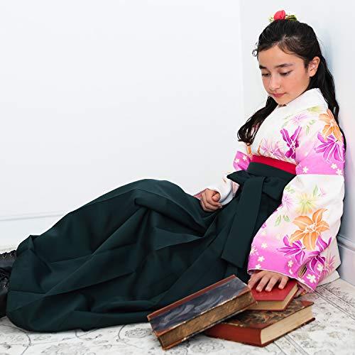 KYOETSU キョウエツ 女の子 150 袴 簡易袴 小学生 卒業式 セット KYOETSU 卒業式 袴 簡易袴 着付け簡単 安心の豪華5点フルセット