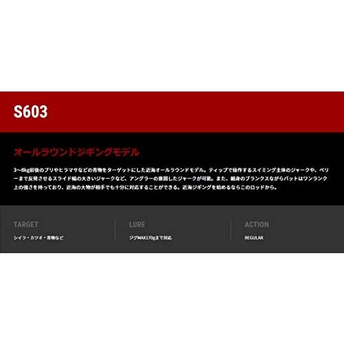 テイルウォーク(Tailwalk) ロッド ジグフォース SSD S603 