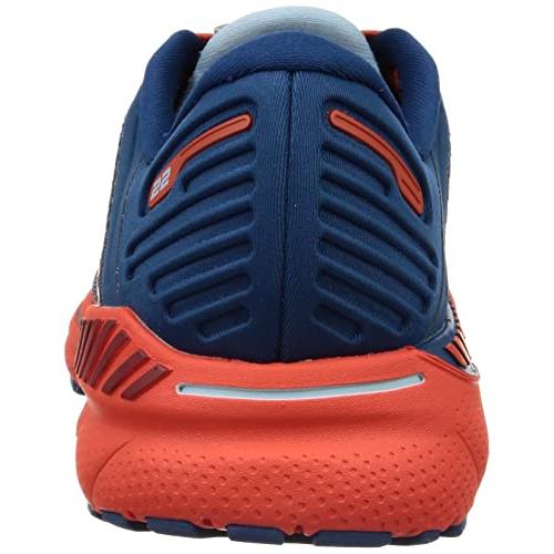 [ブルックス] ランニングシューズ 軽量 クッション アドレナリン GTS 22 メンズ レディース BRM3663 3664 BRW3532 3533 ネイビー/オレンジ 29.0 cm D GTS