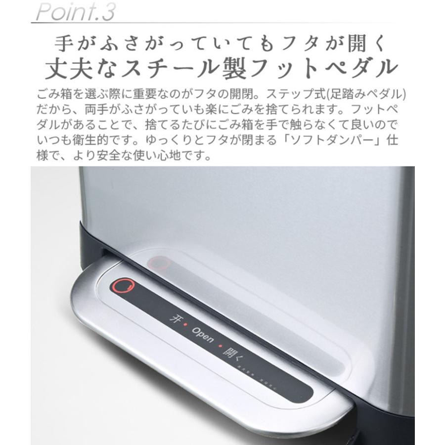 キチン用ゴミ箱 ダストボックス 蓋付き ゴミ箱 圧縮機能付き