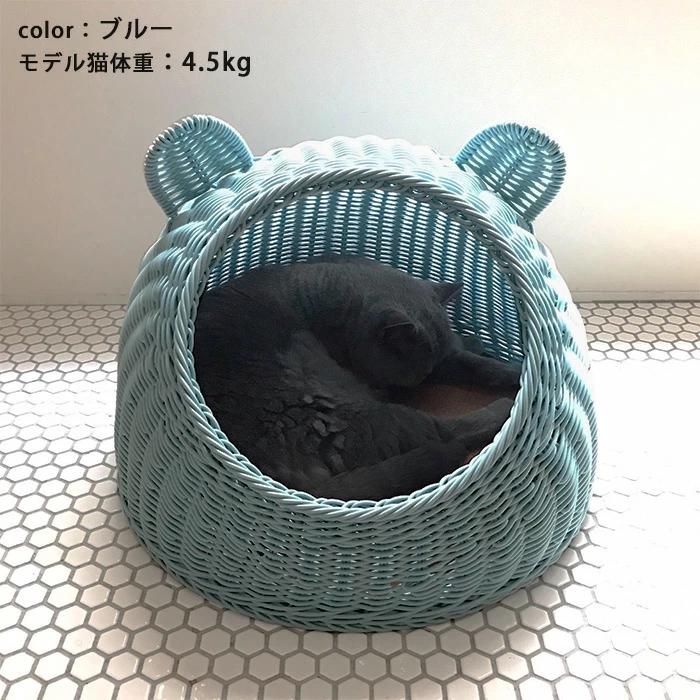 スーパーセール 藤編み 猫ハウス ラタン ペットベッド 四季通用 スーパーセール 藤編み 猫ハウス ラタン ペットベッド 四季通用