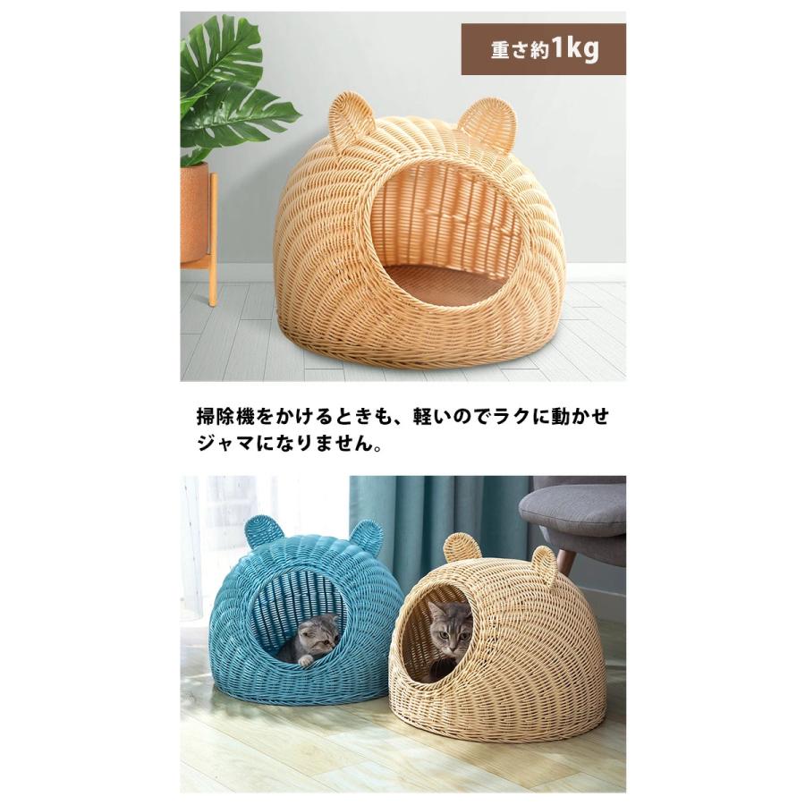 スーパーセール 藤編み 猫ハウス ラタン ペットベッド 四季通用 スーパーセール 藤編み 猫ハウス ラタン ペットベッド 四季通用