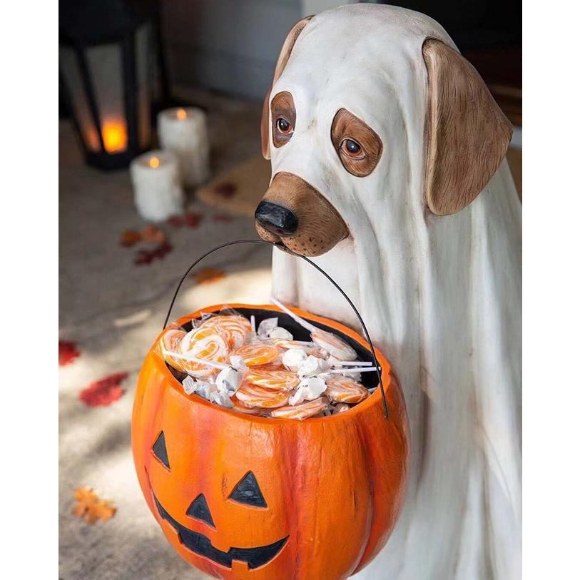 スーパーセール ハロウィン置物 かぼちゃ プレゼント袋 コンパクト 