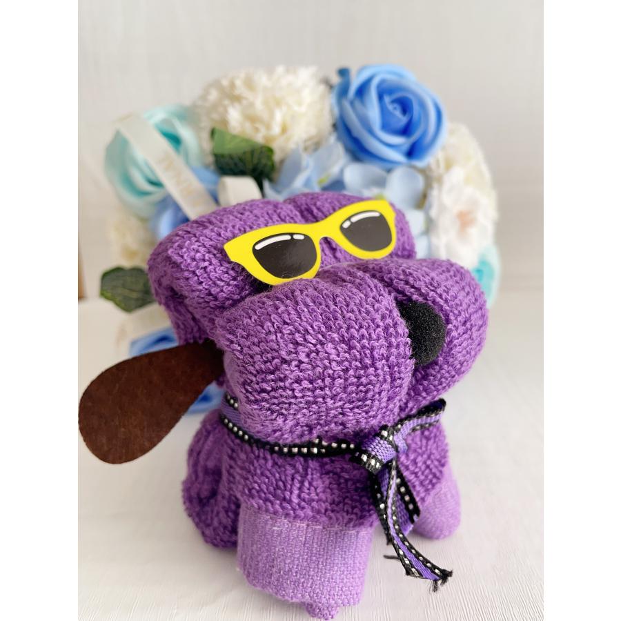 ミニタオル わんちゃん 犬 モチーフ ハンカチタオル 30cm×30cm ハンド