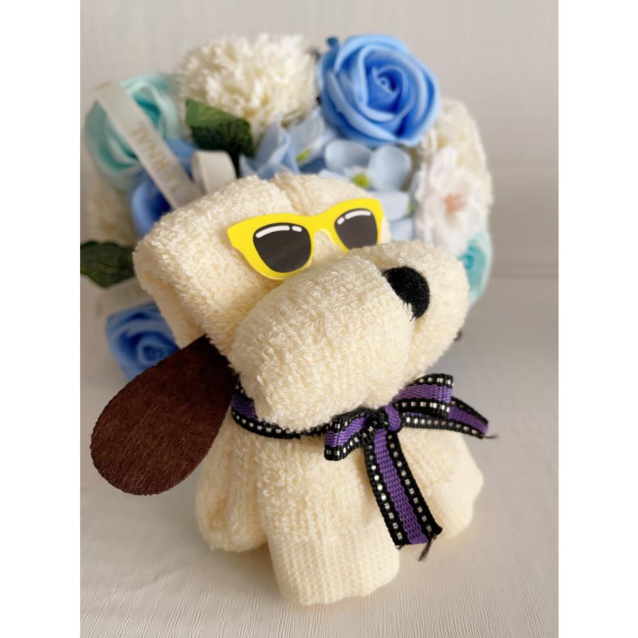 ミニタオル わんちゃん 犬 モチーフ ハンカチタオル 30cm×30cm ハンド