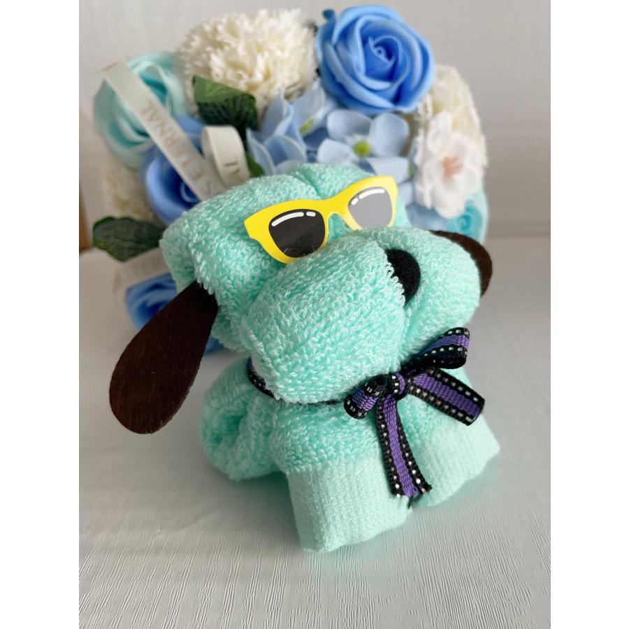 ミニタオル わんちゃん 犬 モチーフ ハンカチタオル 30cm×30cm ハンド