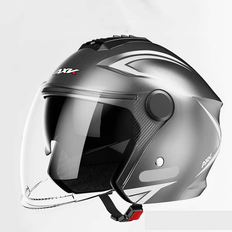 父の日限定セール ジェットヘルメット バイクヘルメット Helmet ダブルシールド 男女兼用 半帽ヘルメット ハーフヘルメット 霧防ぐシールド 3C認証済み｜zagatena｜21