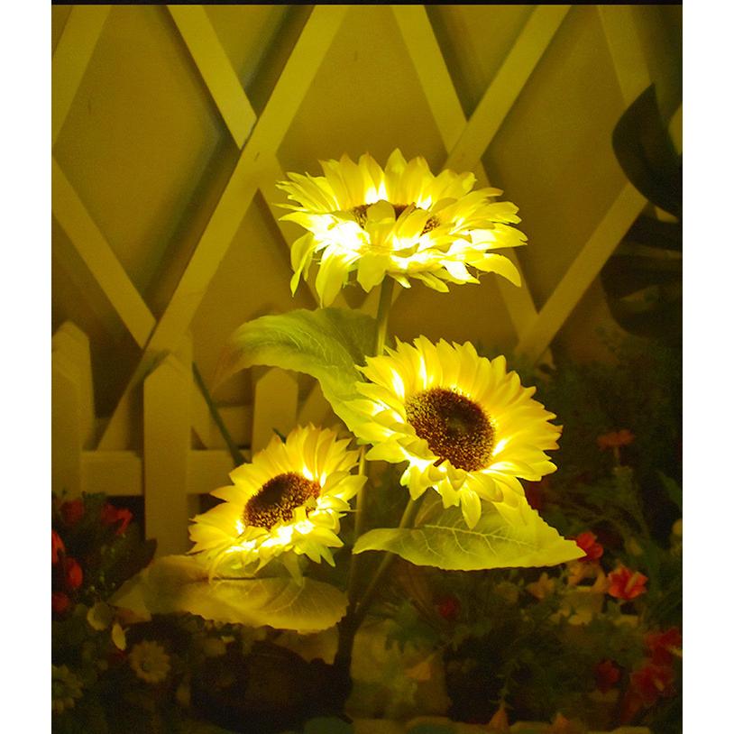 スーパーセール 屋外 ソーラーライト ひまわり ガーデンライト