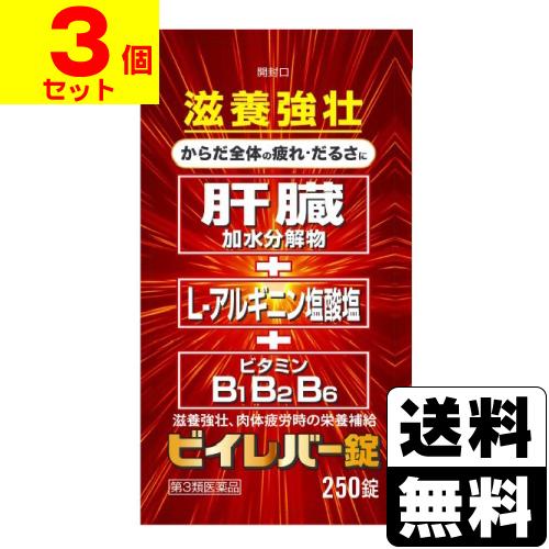 第3類医薬品)ビイレバー錠 250錠(3個セット) : ザグザグ通販ヤフー店