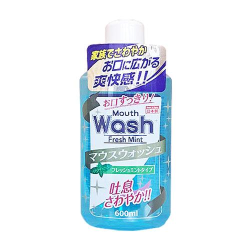 マウスウォッシュ フレッシュミントタイプ 600ml : ザグザグ通販