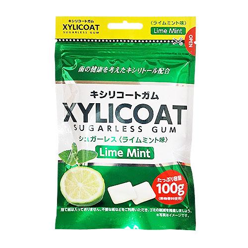 キシリコートガム シュガーレス ライムミント味 100g : ザグザグ