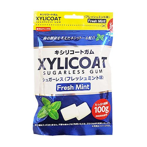 キシリコートガム シュガーレス フレッシュミント味 100g : ザグザグ