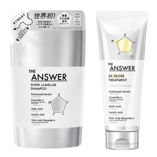 THE ANSWER (花王)THE スーパーラメラシャンプー 詰替え 320mL+EX
