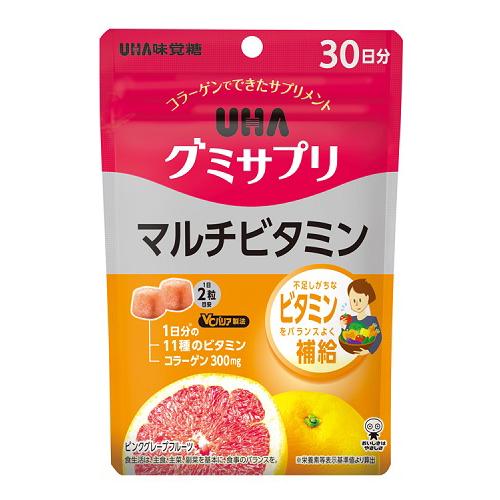 (ポスト投函)(UHA味覚糖)UHA グミサプリ マルチビタミン 30日分（Yahoo!・ザグザグ通販プレミアム ヤフー店）