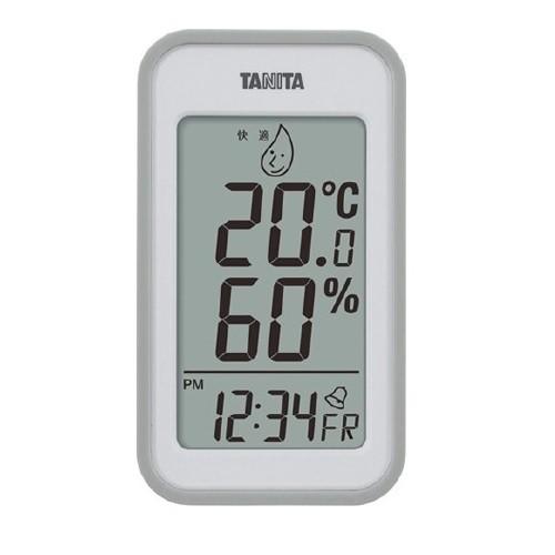 [タニタ]デジタル温湿度計 グレー (TT-559)