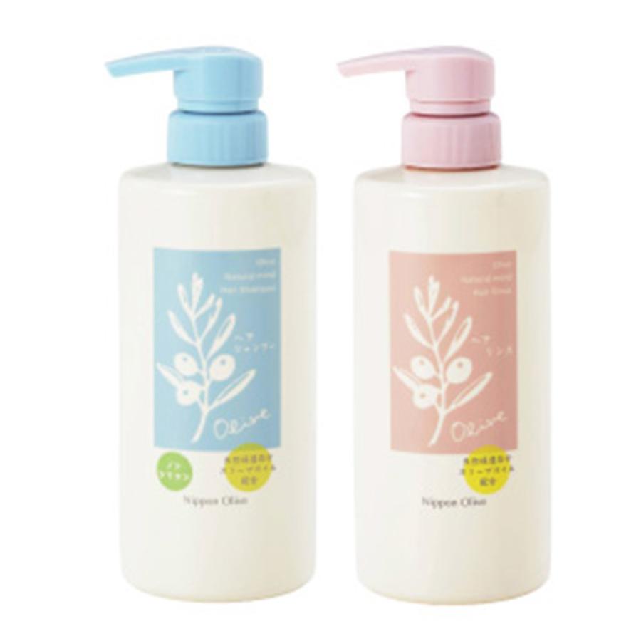 日本オリーブ ナチュラルマインド ヘアリンス 本体 500ml×7 日本オリーブ (日本オリーブ)ナチュラルマインド シャンプー 500ml +