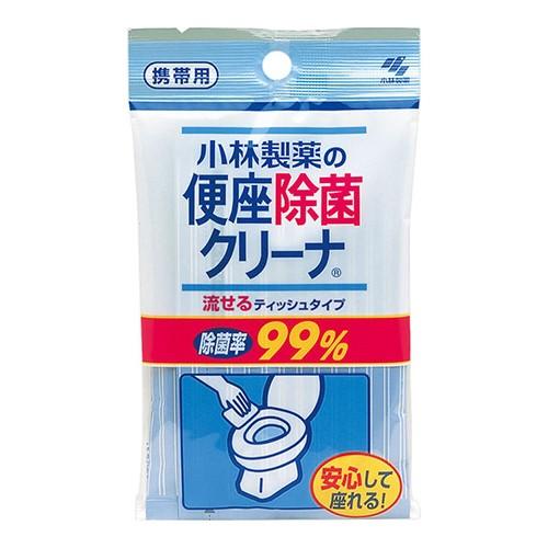 (小林製薬)便座除菌クリーナ 携帯用ティッシュタイプ 10枚｜zagzag