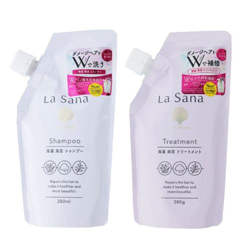 La Sana（ラサーナ） 海藻 海泥 シャンプー 詰替え 380ml＋