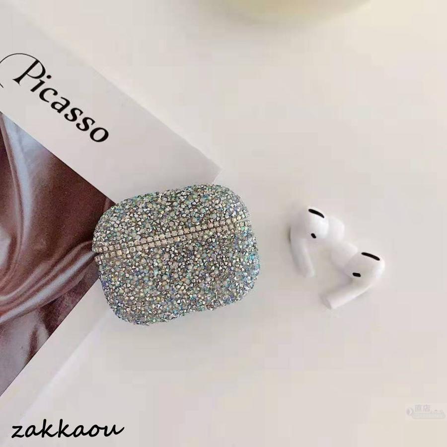 美しい AirPods Pro 用お洒落 保護ケース カバー  シンプル イヤホンケース エアーポッズケース キラキラ保護ケース CASE 耐衝撃 衝撃 保護 収納 アクセサリー｜zahuowang｜05