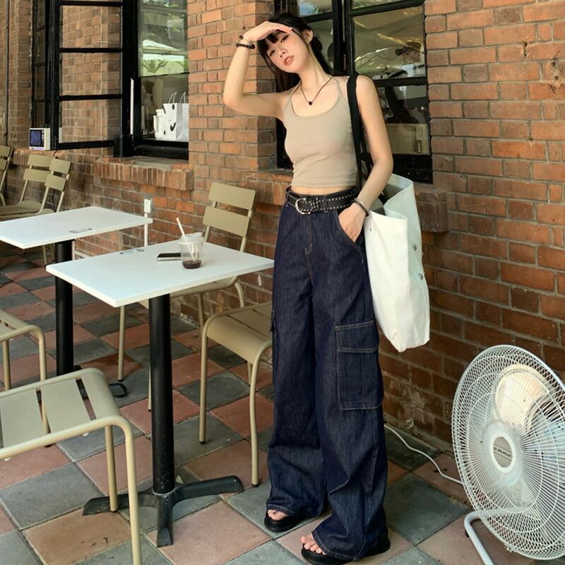 Style boat Marketデニム風 ハイウエスト ヨガパンツ S Style boat Marketデニム風 ハイウエスト ヨガパンツ S