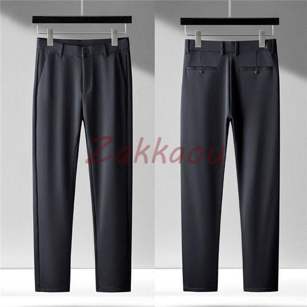 BREFING スラックス ブラック S 美品 夏用 めっちゃ涼しい 接触冷感 ひんやり 涼しい スラックス ビジネスパンツ メンズ 裾上げ済
