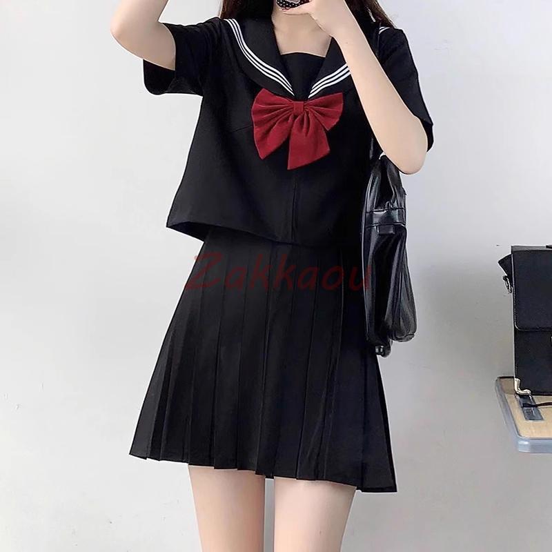 コスプレ　セーラー服上下　セット セーラー服 コスプレ 大きいサイズ 女子高生 5xl 学生服 半袖 紺